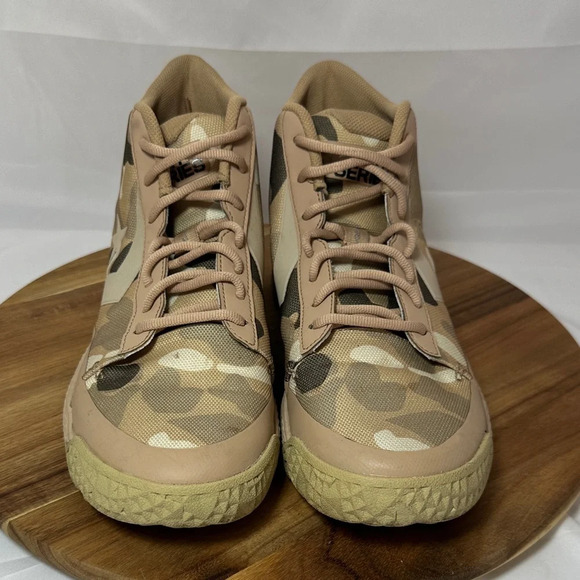 Converse Star Series BB Mid Papyrus Camo Sneakers Men’s 10.5 (missing insoles) - Picture 2 of 12